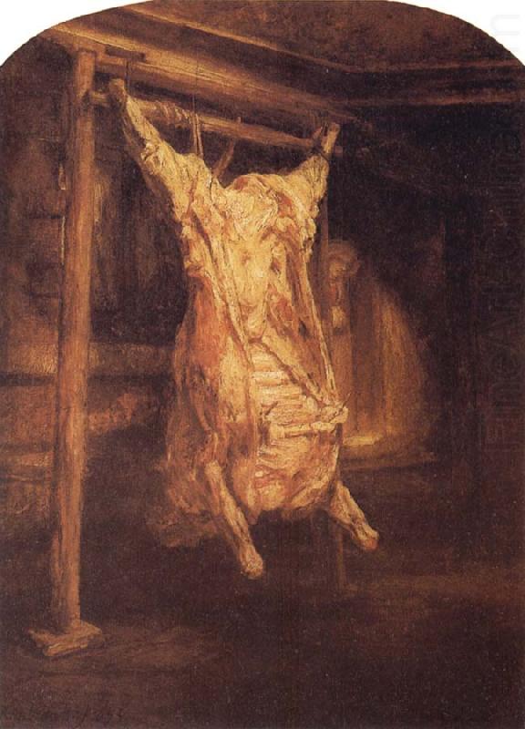 The Slaughtered Ox, REMBRANDT Harmenszoon van Rijn
